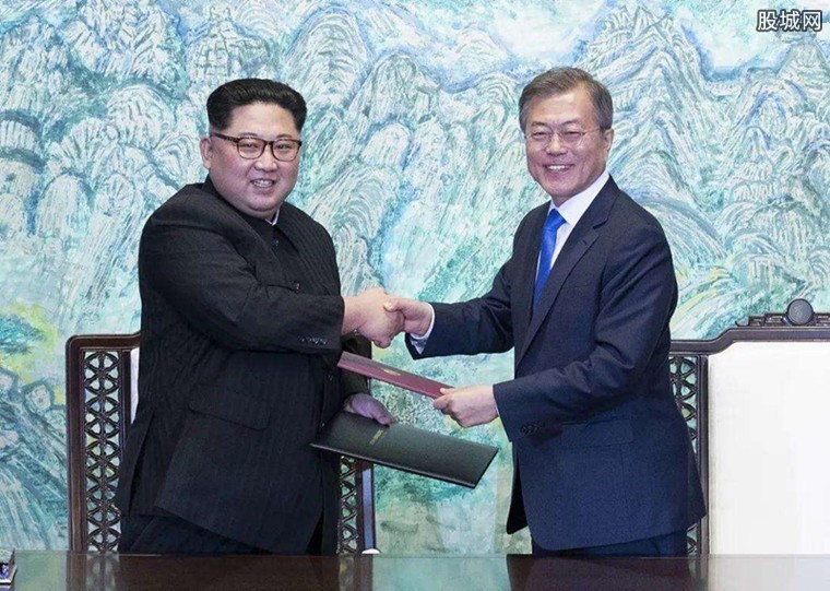 金正恩和文在寅会晤